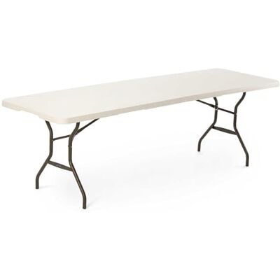 LIFETIME Mesa Plegable Multifuncional, 244x76x74 cm, Blanco, LFT 244 Folding LIFETIME Mesa Plegable Multifuncional, 244x76x74 cm, Blanco, LFT 244 Folding
