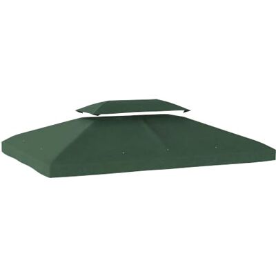 Outsunny - Replacement Canopy 4x3m - Green - Double Roof - Gazebo Outsunny - Replacement Canopy 4x3m - Green - Double Roof - Gazebo