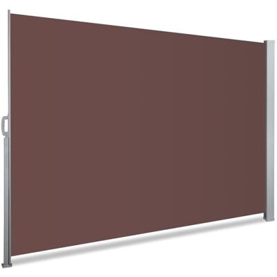 VOUNOT ® Toldo Lateral Retráctil, Protege la Privacidad, Protector Solar a Prueba de Viento, para Balcón, Jardin, Terraza, 140 x 300cm, Marrón Oscuro VOUNOT ® Toldo Lateral Retráctil, Protege la Privacidad, Protector Solar a Prueba de Viento, para Balcón, Jardin, Terraza, 140 x 300cm, Marrón Oscuro