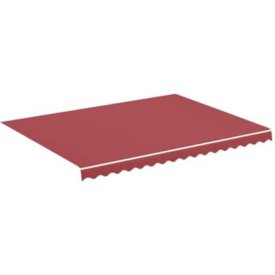 vidaXL Tela de Repuesto para Toldo Parte Superior Dosel Lona Recambio Jardín Patio Terraza Balcón Parasol Refugio Impermeable Rojo Burdeos 4x3 m vidaXL Tela de Repuesto para Toldo Parte Superior Dosel Lona Recambio Jardín Patio Terraza Balcón Parasol Refugio Impermeable Rojo Burdeos 4x3 m
