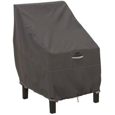 Classic Accessories Ravenna Patio Chair Cover Premium Outdoor Furniture Cover with Durable and Water Resistant Fabric, Standard, Taupe () Classic Accessories Ravenna Patio Chair Cover Premium Outdoor Furniture Cover with Durable and Water Resistant Fabric, Standard, Taupe ()