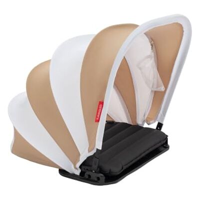 Flamingueo Toldo Playa Para Cara y Cabeza UPF 50+ Con Cojín Hinchable Múltiples Posiciones Bolsillo Móvil Incluido Poliéster Beige Flamingueo Toldo Playa Para Cara y Cabeza UPF 50+ Con Cojín Hinchable Múltiples Posiciones Bolsillo Móvil Incluido Poliéster Beige