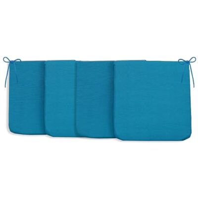 CHELY INTERMARKET Cojines para Sillas 40x40x3 cm Turquesa Pack 4 Asientos Acolchados Espuma Alta Densidad Funda Desenfundable con Cremallera Lavables Antideslizante para Cocina Comedor Terraza Jardin CHELY INTERMARKET Cojines para Sillas 40x40x3 cm Turquesa Pack 4 Asientos Acolchados Espuma Alta Densidad Funda Desenfundable con Cremallera Lavables Antideslizante para Cocina Comedor Terraza Jardin
