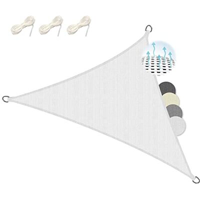 Sol Royal toldo Vela Triangular HDPE Transpirable UV protección Solar Sol Royal toldo Vela Triangular HDPE Transpirable UV protección Solar