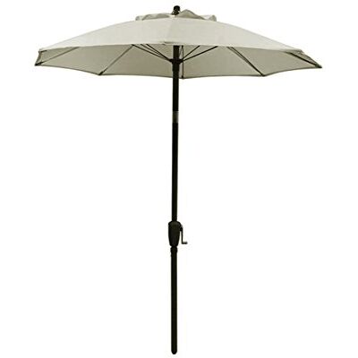 Dehner Sombrilla Vido, diámetro 150 cm, Aluminio y poliéster, Color Beige Dehner Sombrilla Vido, diámetro 150 cm, Aluminio y poliéster, Color Beige