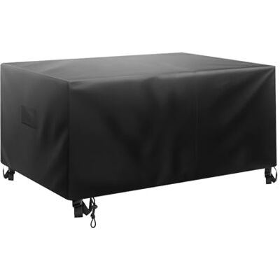 VEVOR Funda para Muebles de Patio, 420D, Resistente, Impermeable, para Mesa de Comedor y Sillas de Exterior, Grande, Cuadrada, con Ventilación para Todo Tipo de Clima, 188 x 188 x 71 cm, Negro VEVOR Funda para Muebles de Patio, 420D, Resistente, Impermeable, para Mesa de Comedor y Sillas de Exterior, Grande, Cuadrada, con Ventilación para Todo Tipo de Clima, 188 x 188 x 71 cm, Negro