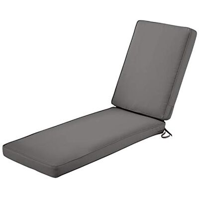 Classic Accessories Montlake Cojín para diván de Patio Resistente al Agua de 74 x 23 x 3 Pulgadas, Color carbón Claro Classic Accessories Montlake Cojín para diván de Patio Resistente al Agua de 74 x 23 x 3 Pulgadas, Color carbón Claro