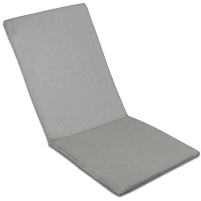 Mercury - Cojín para Tumbona Estampado o Liso, Gris (120x50cm) Mercury - Cojín para Tumbona Estampado o Liso, Gris (120x50cm)