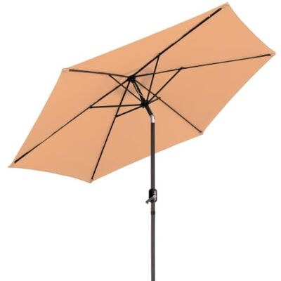 LOLAhome Parasol de jardín inclinable de 300cm con mástil de aluminio de 38mm Sombrilla con antiviento y manivela. Mástil resistente con tratamiento anticorrosión. Para jardín o terraza. Altura 250cm LOLAhome Parasol de jardín inclinable de 300cm con mástil de aluminio de 38mm Sombrilla con antiviento y manivela. Mástil resistente con tratamiento anticorrosión. Para jardín o terraza. Altura 250cm