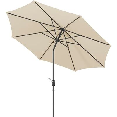 Schneider de Pantallas Harlem sombrilla, Natural, Aprox. 270 cm diámetro Schneider de Pantallas Harlem sombrilla, Natural, Aprox. 270 cm diámetro