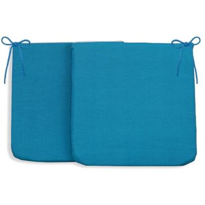 CHELY INTERMARKET Cojines para Sillas 40x40x3cm Turquesa 2 unds Asientos Acolchados Espuma Alta Densidad Funda Desenfundable con Cremallera Lavables Antideslizante para Cocina Comedor Terraza Jardin CHELY INTERMARKET Cojines para Sillas 40x40x3cm Turquesa 2 unds Asientos Acolchados Espuma Alta Densidad Funda Desenfundable con Cremallera Lavables Antideslizante para Cocina Comedor Terraza Jardin