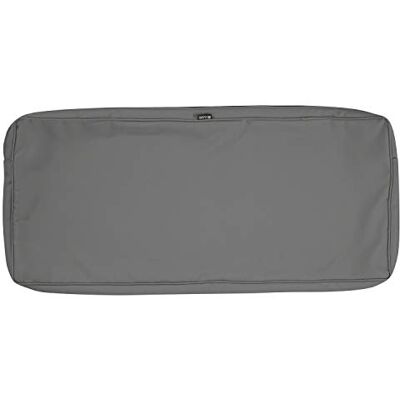 Classic Accessories Montlake Funda de cojín para Banco/sofá de Exterior, Resistente al Agua, 54 x 18 x 3 Pulgadas, Funda de cojín para Muebles de Patio, Gris carbón Claro, Fundas de cojín para Classic Accessories Montlake Funda de cojín para Banco/sofá de Exterior, Resistente al Agua, 54 x 18 x 3 Pulgadas, Funda de cojín para Muebles de Patio, Gris carbón Claro, Fundas de cojín para