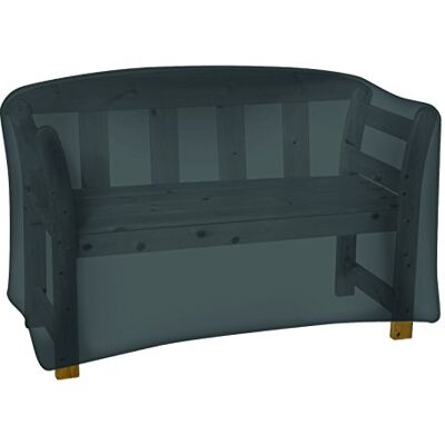 Tepro Funda Universal para Banco de jardín de 3 plazas, Color Negro, tamaño pequeño Tepro Funda Universal para Banco de jardín de 3 plazas, Color Negro, tamaño pequeño