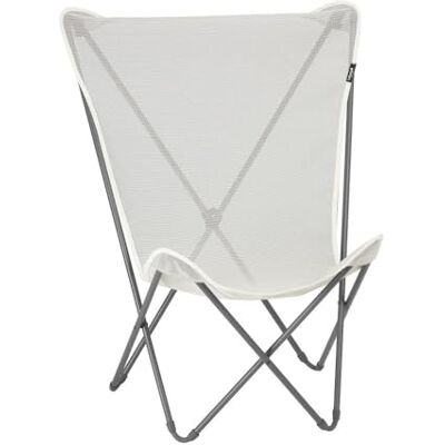 Lafuma Mobilier Silla Plegable compacta portátil, Maxi Pop UP, Batyline, Beige, _9868 Lafuma Mobilier Silla Plegable compacta portátil, Maxi Pop UP, Batyline, Beige, _9868