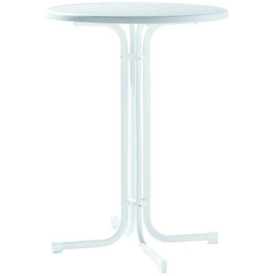 Sieger Mesa alta (diámetro 86 cm), color blanco Sieger Mesa alta (diámetro 86 cm), color blanco