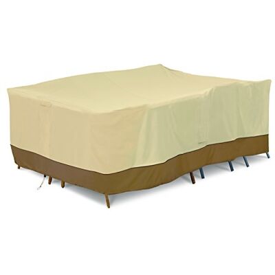 Classic Accessories Veranda Juego de conversación Resistente al Agua de 140 Pulgadas, Funda para Muebles de Patio de Uso General, Fundas para Muebles de Patio Classic Accessories Veranda Juego de conversación Resistente al Agua de 140 Pulgadas, Funda para Muebles de Patio de Uso General, Fundas para Muebles de Patio