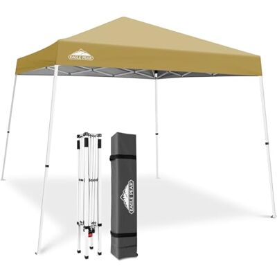 Eagle Toldo desplegable con Patas inclinadas de 3 m x 3 m, toldo instantáneo para Exteriores, Refugio Plegable de fácil instalación (Beige) Eagle Toldo desplegable con Patas inclinadas de 3 m x 3 m, toldo instantáneo para Exteriores, Refugio Plegable de fácil instalación (Beige)