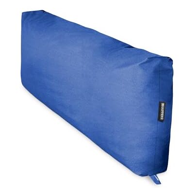 HAPPERS Cojín para Palets Toldotex Impermeable Azul Respaldo 120x45x20 Liso HAPPERS Cojín para Palets Toldotex Impermeable Azul Respaldo 120x45x20 Liso
