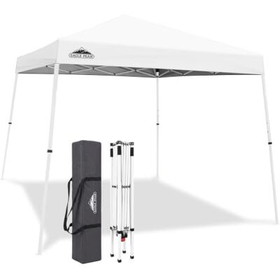 Eagle Tienda de campaña desplegable con Patas inclinadas de 3 m x 3 m, toldo instantáneo para Exteriores, fácil instalación, Refugio Plegable (Blanco) Eagle Tienda de campaña desplegable con Patas inclinadas de 3 m x 3 m, toldo instantáneo para Exteriores, fácil instalación, Refugio Plegable (Blanco)