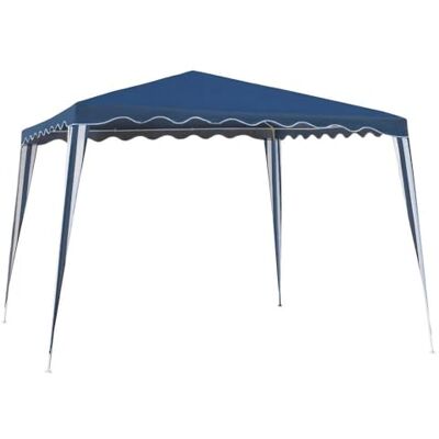 LOLAhome Carpa Cenador Gazebo Exterior Desmontable 3x3 m Azul LOLAhome Carpa Cenador Gazebo Exterior Desmontable 3x3 m Azul