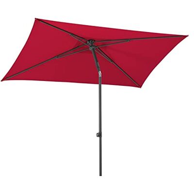 Schneider -Schirme Sombrilla Sevilla roja, 240 x 140 cm, rectangular, , estructura de acero, revestimiento de poliéster, 4,6 kg Schneider -Schirme Sombrilla Sevilla roja, 240 x 140 cm, rectangular, , estructura de acero, revestimiento de poliéster, 4,6 kg