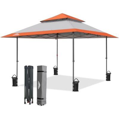 Eagle Tienda de campaña desplegable de Pierna Recta de 13 x 13 Pulgadas, toldo instantáneo al Aire Libre, fácil instalación para una Sola Persona, Refugio Plegable con Aleros Extensibles Eagle Tienda de campaña desplegable de Pierna Recta de 13 x 13 Pulgadas, toldo instantáneo al Aire Libre, fácil instalación para una Sola Persona, Refugio Plegable con Aleros Extensibles