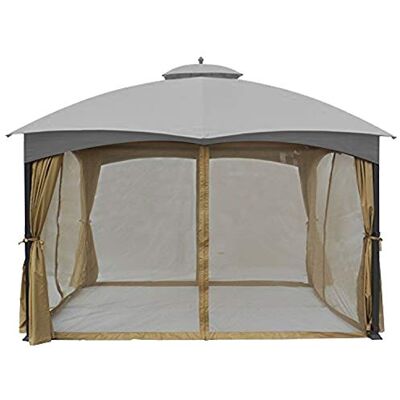 ABCCANOPY Paredes de Red de Repuesto para cenador de 10' x 12', Beige ABCCANOPY Paredes de Red de Repuesto para cenador de 10' x 12', Beige