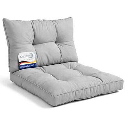Beautissu Set Cojines Sofá Exterior Jardín para Silla Lounge Ratán Beautissu Set Cojines Sofá Exterior Jardín para Silla Lounge Ratán
