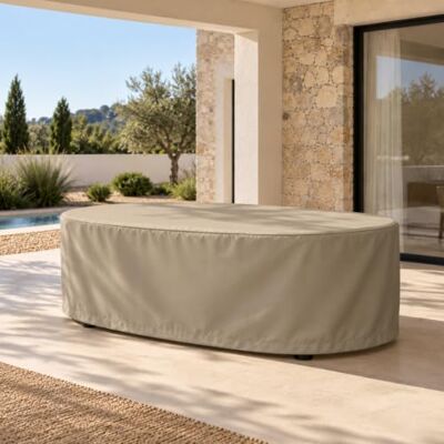 Nortene Funda Protectora Mesa Ovalada Exterior Impermeable Anti-UV 230x130x70 cm Nortene Funda Protectora Mesa Ovalada Exterior Impermeable Anti-UV 230x130x70 cm