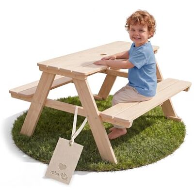 roba Conjunto Infantil de Mesa y Bancos Outdoor+ “Picknick for 4” roba Conjunto Infantil de Mesa y Bancos Outdoor+ “Picknick for 4”