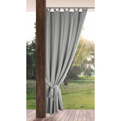 Eurofirany Garden Outdoor Cortina con Trabillas de, 1 Unidad, Opaca e Impermeable, protección UV, para balcón, terraza, pérgola, cenador, Altura 220 x Ancho 155 cm, Gris Jaspeado Eurofirany Garden Outdoor Cortina con Trabillas de, 1 Unidad, Opaca e Impermeable, protección UV, para balcón, terraza, pérgola, cenador, Altura 220 x Ancho 155 cm, Gris Jaspeado