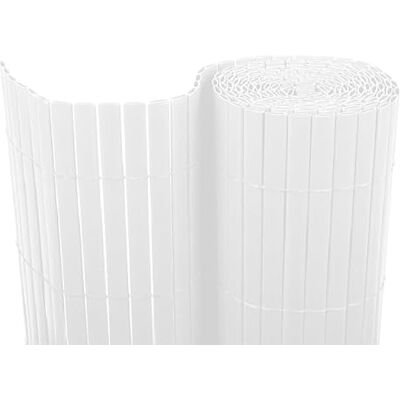 BONERVA Cañizo PVC Doble Cara Valla de decoración Exterior para jardín y terraza (Blanco, 2 x 3 Metros) BONERVA Cañizo PVC Doble Cara Valla de decoración Exterior para jardín y terraza (Blanco, 2 x 3 Metros)