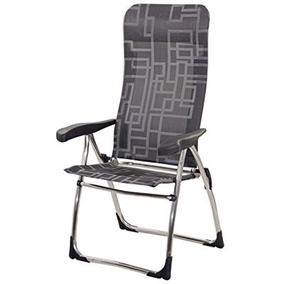 Crespo Sillón aluminio 7 posic. ergonómico respaldo alto multifibra Crespo Sillón aluminio 7 posic. ergonómico respaldo alto multifibra