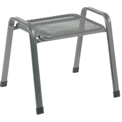 greemotion Taburete de Jardín Toulouse, Taburete Apilable de Acero con Revestimiento de Plástico, Taburete Bajo para Interiores y Exteriores, Gris Hierro greemotion Taburete de Jardín Toulouse, Taburete Apilable de Acero con Revestimiento de Plástico, Taburete Bajo para Interiores y Exteriores, Gris Hierro