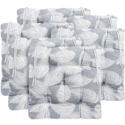 CHELY INTERMARKET Cojines Silla 50x50cm Pack 6 Unidades Relleno Mullido Pluma Gris 5 Pespuntes Acolchado Exterior Interior Decorativos Suaves Estables Lavables Terraza Jardín CHELY INTERMARKET Cojines Silla 50x50cm Pack 6 Unidades Relleno Mullido Pluma Gris 5 Pespuntes Acolchado Exterior Interior Decorativos Suaves Estables Lavables Terraza Jardín