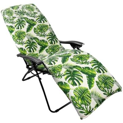 CHELY INTERMARKET Cojín Acolchado 180x55x8cm Hoja Verde Exterior Tumbonas Sillas Jardín Terraza Cómodo Poliéster Respaldo Largo Palets Reclinables Sujeción Elástica Vacaciones CHELY INTERMARKET Cojín Acolchado 180x55x8cm Hoja Verde Exterior Tumbonas Sillas Jardín Terraza Cómodo Poliéster Respaldo Largo Palets Reclinables Sujeción Elástica Vacaciones