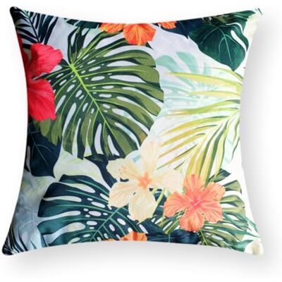 4L Textil Funda para Banco de jardín Columpios de Hollywood Tapa del Banco y Respaldo Cojín para paletas (Cojín(50x50 cm), Verde Tropical) 4L Textil Funda para Banco de jardín Columpios de Hollywood Tapa del Banco y Respaldo Cojín para paletas (Cojín(50x50 cm), Verde Tropical)