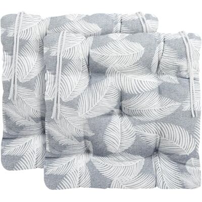 CHELY INTERMARKET Cojines Silla 40x40cm Pack 2 Unidades Relleno Mullido Pluma Gris 5 Pespuntes Acolchado Exterior Interior Decorativos Suaves Estables Lavables Terraza Jardín CHELY INTERMARKET Cojines Silla 40x40cm Pack 2 Unidades Relleno Mullido Pluma Gris 5 Pespuntes Acolchado Exterior Interior Decorativos Suaves Estables Lavables Terraza Jardín