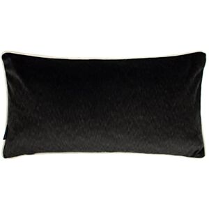 Paoletti Torto Cojín Rectangular con Relleno de poliéster, Color Negro y Marfil Paoletti Torto Cojín Rectangular con Relleno de poliéster, Color Negro y Marfil