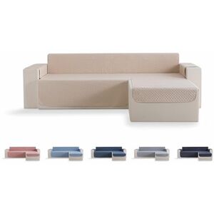 Todocama – Funda Cubre sofá, plazas, Protector de sofás Acolchado de Rombos, Transpirable, fácil de Limpiar, (Beig Arena, Chaise Derecho 200cm) Todocama – Funda Cubre sofá, plazas, Protector de sofás Acolchado de Rombos, Transpirable, fácil de Limpiar, (Beig Arena, Chaise Derecho 200cm)