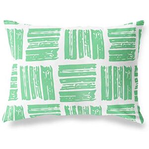 Bonamaison Fundas para Cojínes, Verde Petróleo-Blanco Funda de Almohada para Sofá Coche Silla Oficina Cama Decorativa Moderna Decoración del Hogar, 35x50 Cm Diseñado y Fabricado en Turquía Bonamaison Fundas para Cojínes, Verde Petróleo-Blanco Funda de Almohada para Sofá Coche Silla Oficina Cama Decorativa Moderna Decoración del Hogar, 35x50 Cm Diseñado y Fabricado en Turquía