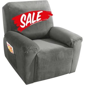 MAXIJIN Funda de Terciopelo para reclinable, 4 Piezas, Funda elástica de Felpa Suave para Silla reclinable, Gruesa y Suave, Funda separada para sillón reclinable con Bolsillo Lateral (reclinable, MAXIJIN Funda de Terciopelo para reclinable, 4 Piezas, Funda elástica de Felpa Suave para Silla reclinable, Gruesa y Suave, Funda separada para sillón reclinable con Bolsillo Lateral (reclinable,