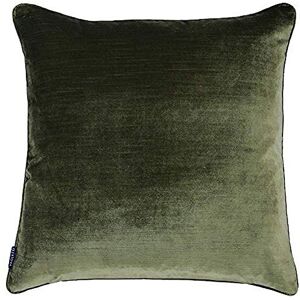 Paoletti - Luxe Velvet Piped Feather - Oliva - Talla única - Funda de cojín Paoletti - Luxe Velvet Piped Feather - Oliva - Talla única - Funda de cojín