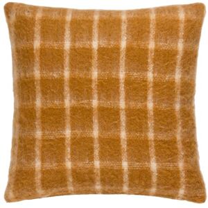 Yard Yarrow - Check Faux Mohair Cushion Cover - Jengibre Yard Yarrow - Check Faux Mohair Cushion Cover - Jengibre