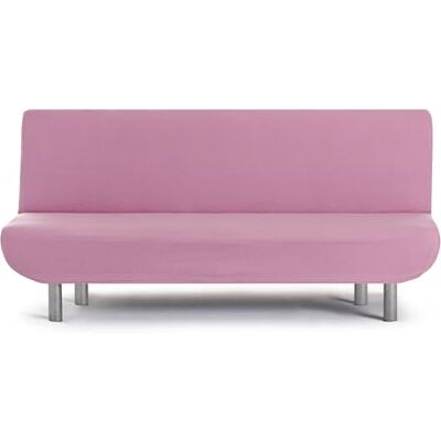 Eysa Funda de sofá bielástica para Clic-clac de 3 plazas Color Rosa diseño Harlem Eysa Funda de sofá bielástica para Clic-clac de 3 plazas Color Rosa diseño Harlem