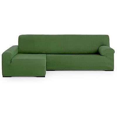 Eysa Poseidon Funda de sofá Chaise Longue elástica 250-315cm Brazo Largo Izquierdo Vista Frontal Color Verde Eysa Poseidon Funda de sofá Chaise Longue elástica 250-315cm Brazo Largo Izquierdo Vista Frontal Color Verde