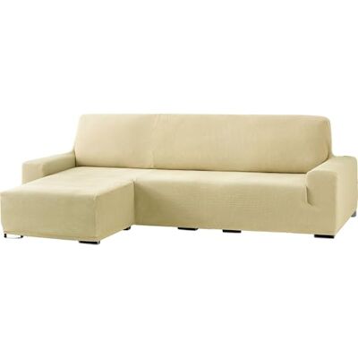 ECOMMERC3 Funda de Sofá Chaiselongue Bielástica para Brazo Corto Izquierda – Funda Sofá Chaise Longue Color Beige Adaptable a Todos los Modelos Funda Sofá Ajuste Espumas de Sujeción ECOMMERC3 Funda de Sofá Chaiselongue Bielástica para Brazo Corto Izquierda – Funda Sofá Chaise Longue Color Beige Adaptable a Todos los Modelos Funda Sofá Ajuste Espumas de Sujeción