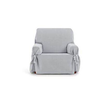 Eysa Levante Funda de sillón 1 Plaza con Lazos, para sillones de 80 cm-120 cm Respaldo orientativamente (Unos 55 cm 60 cm de sentada del sillón), Fabricado en España, Color 06 Gris. Eysa Levante Funda de sillón 1 Plaza con Lazos, para sillones de 80 cm-120 cm Respaldo orientativamente (Unos 55 cm 60 cm de sentada del sillón), Fabricado en España, Color 06 Gris.