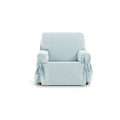 Eysa Levante Funda de sillón 1 Plaza con Lazos, para sillones de 80 cm-120 cm Respaldo orientativamente (Unos 55 cm 60 cm de sentada del sillón), Agua Marina. Eysa Levante Funda de sillón 1 Plaza con Lazos, para sillones de 80 cm-120 cm Respaldo orientativamente (Unos 55 cm 60 cm de sentada del sillón), Agua Marina.
