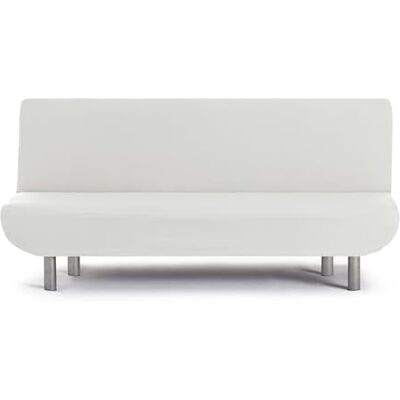 Eysa Funda de sofá bielástica para Clic-clac de 3 plazas Color Blanco diseño Harlem Eysa Funda de sofá bielástica para Clic-clac de 3 plazas Color Blanco diseño Harlem